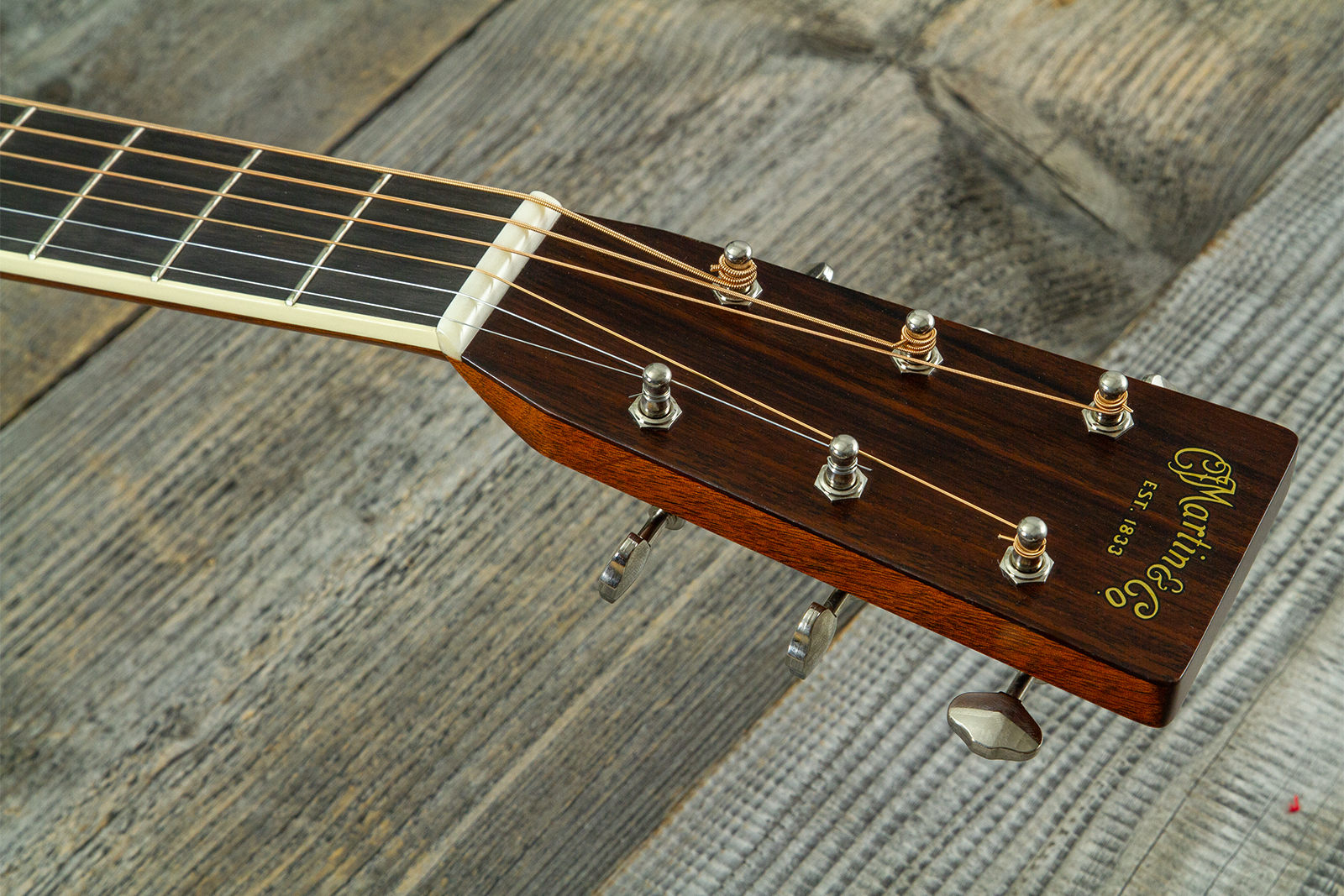 Martin Custom Shop 000 Epicea Adirondack / Palissandre Indian Eb #2703350 - Natural Aging Toner - Folk gitaar - Variation 6