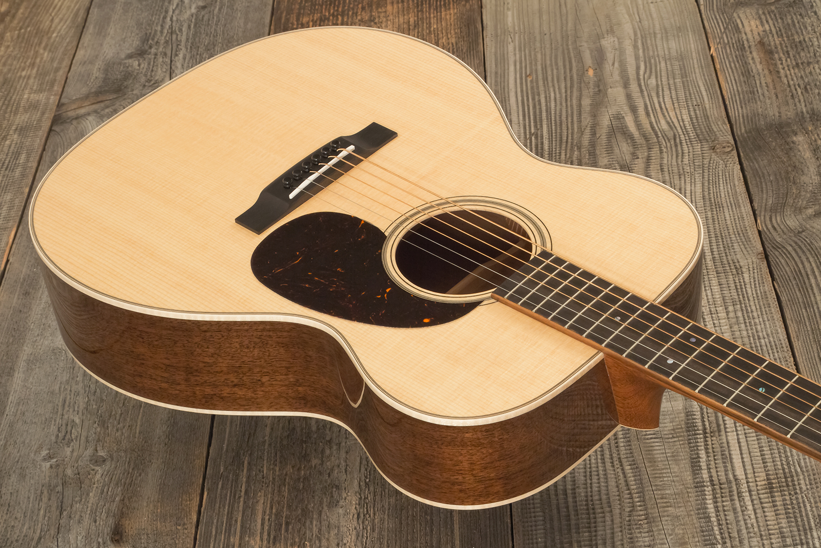 Martin Custom Shop 000 Shsc Epicea / Black Walnut Eb #2929870 - Natural - Folk gitaar - Variation 3