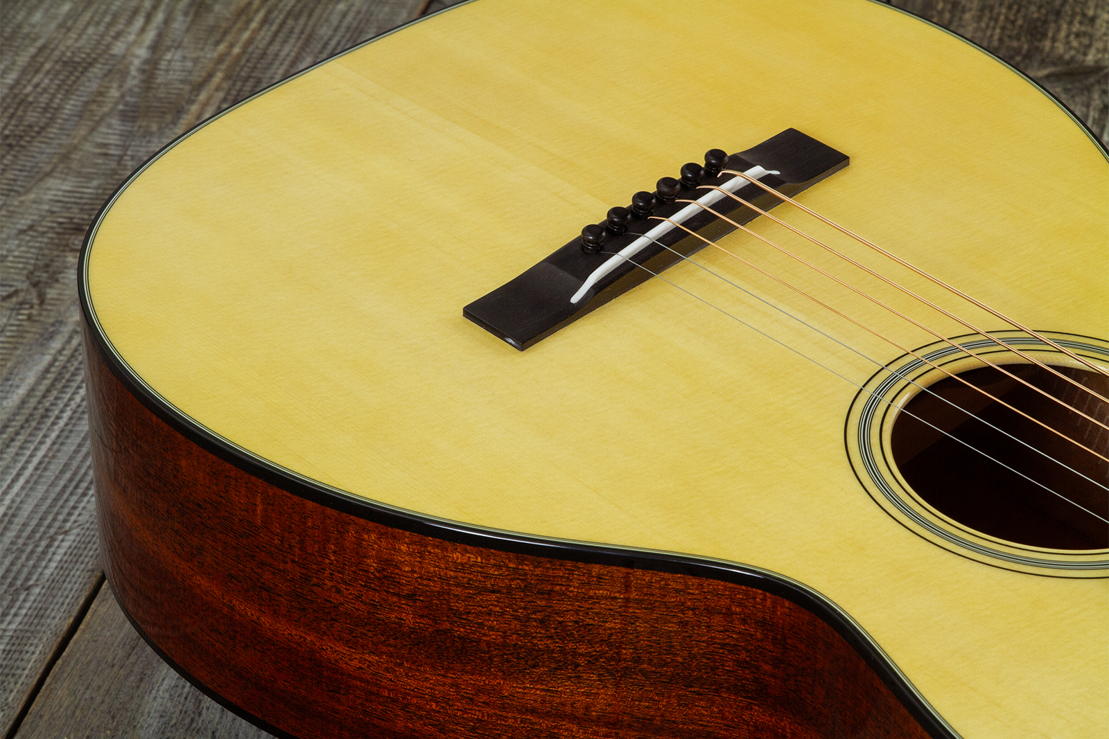 Martin Custom Shop 012f 12-fret Shsc Epicea Englemann / Acajou Eb #2964115 - Natural Aging Toner - Folk gitaar - Variation 4