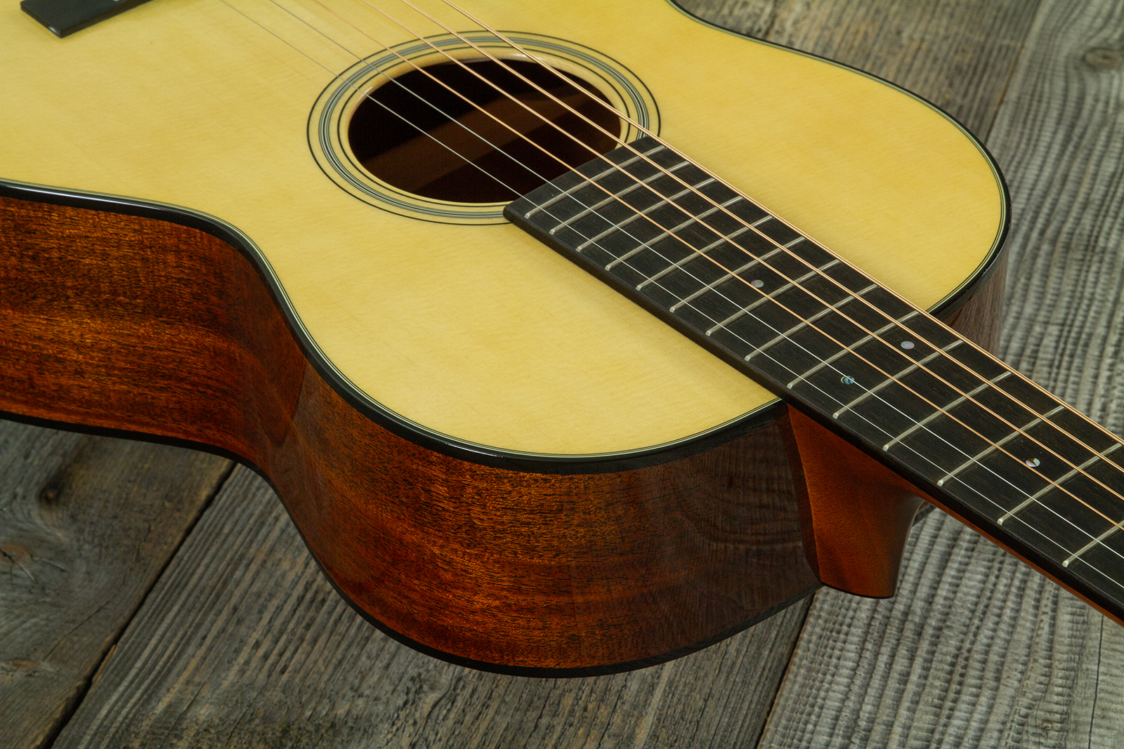 Martin Custom Shop 012f 12-fret Shsc Epicea Englemann / Acajou Eb #2964115 - Natural Aging Toner - Folk gitaar - Variation 5