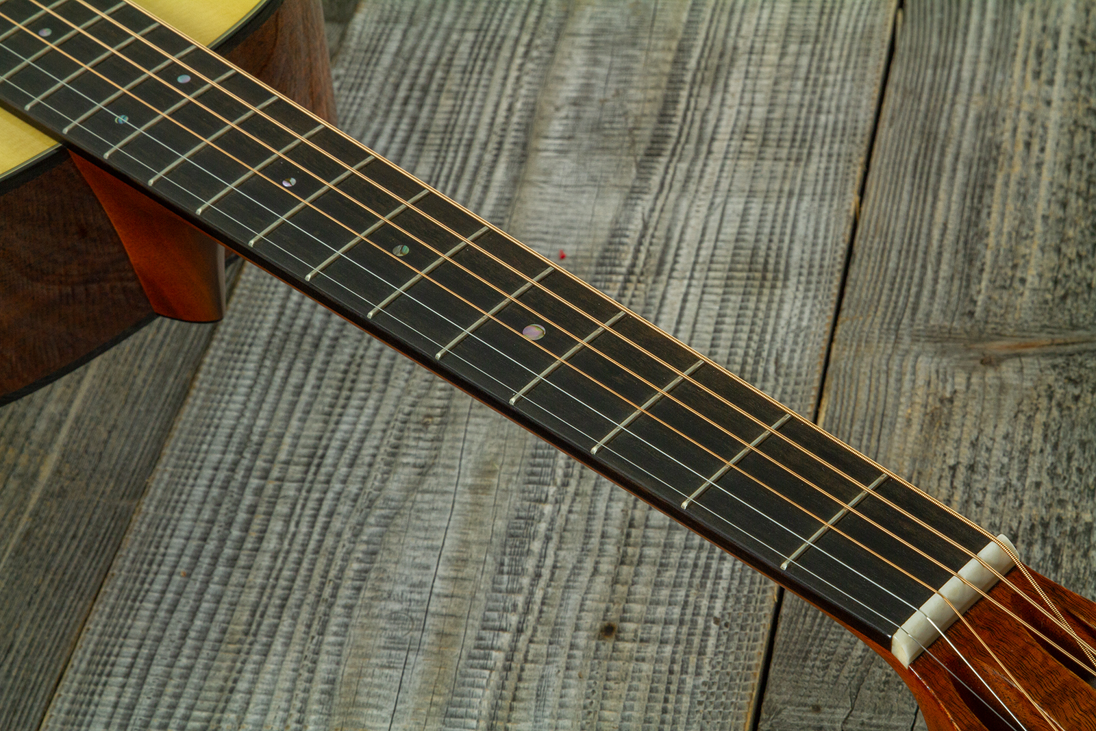 Martin Custom Shop 012f 12-fret Shsc Epicea Englemann / Acajou Eb #2964115 - Natural Aging Toner - Folk gitaar - Variation 6