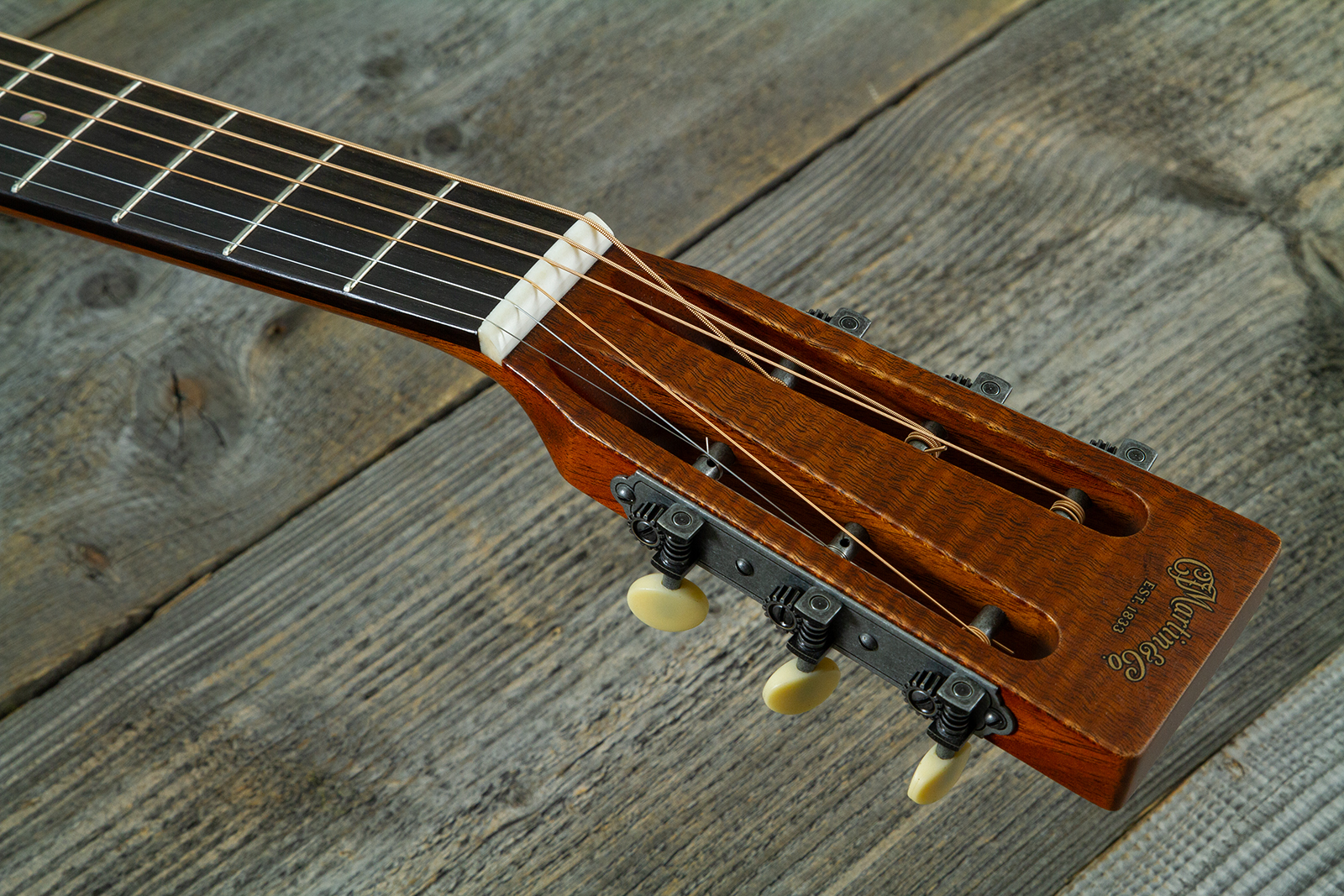 Martin Custom Shop 012f 12-fret Shsc Epicea Englemann / Acajou Eb #2964115 - Natural Aging Toner - Folk gitaar - Variation 7