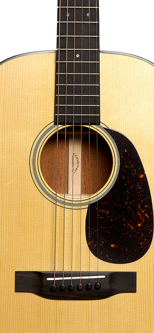 Martin Custom Shop 018 Parlor Shsc Epicea Acajou Eb - Natural Vintage Gloss Aging Toner - Folk gitaar - Variation 2