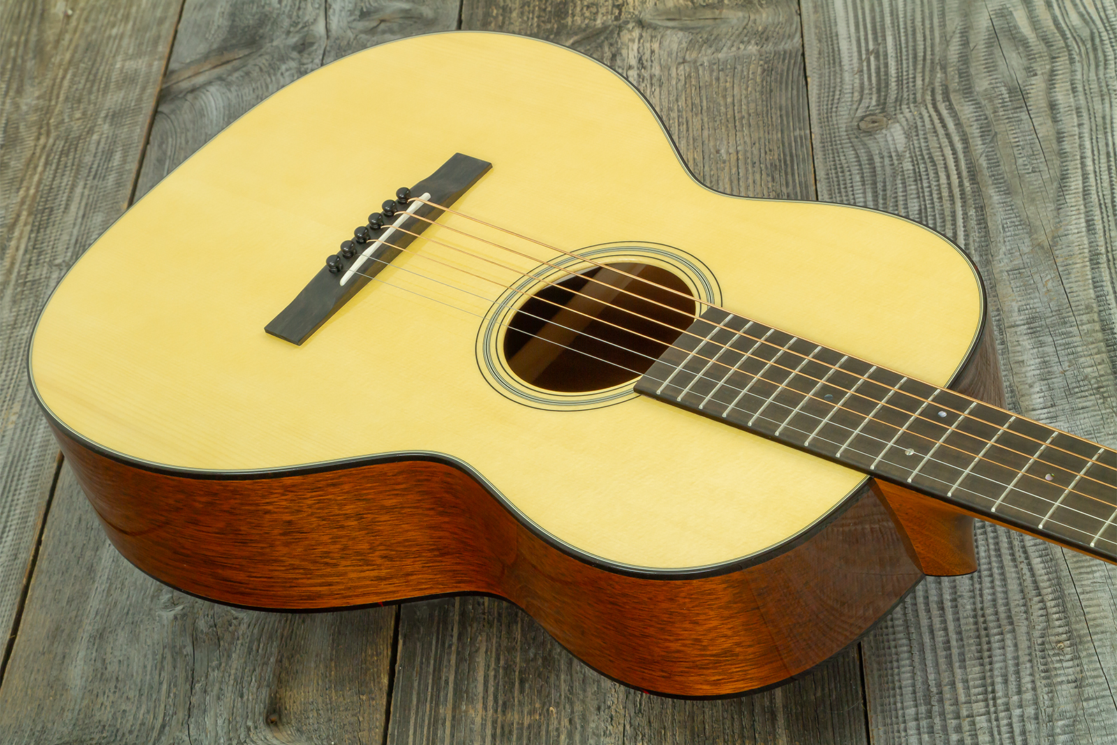 Martin Custom Shop Cs-00-c25004861 Grand Concert Shsc Epicea Adirondack / Acajou Eb #2957971 - Natural Aging Toner - Folk gitaar - Variation 2