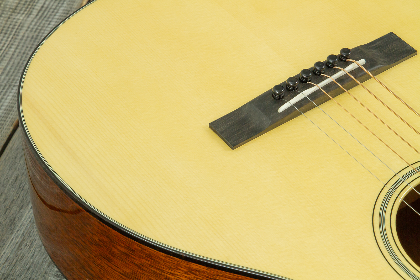 Martin Custom Shop Cs-00-c25004861 Grand Concert Shsc Epicea Adirondack / Acajou Eb #2957971 - Natural Aging Toner - Folk gitaar - Variation 3