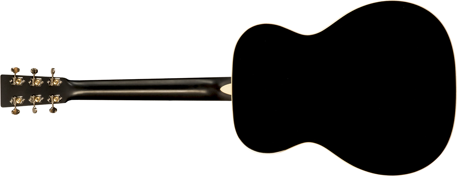 Martin Custom Shop Cs-000-3764624 Shsc Epicea Europeen / Acajou Sinker Eb #2720463 - Black Gloss - Volksgitaar - Variation 1