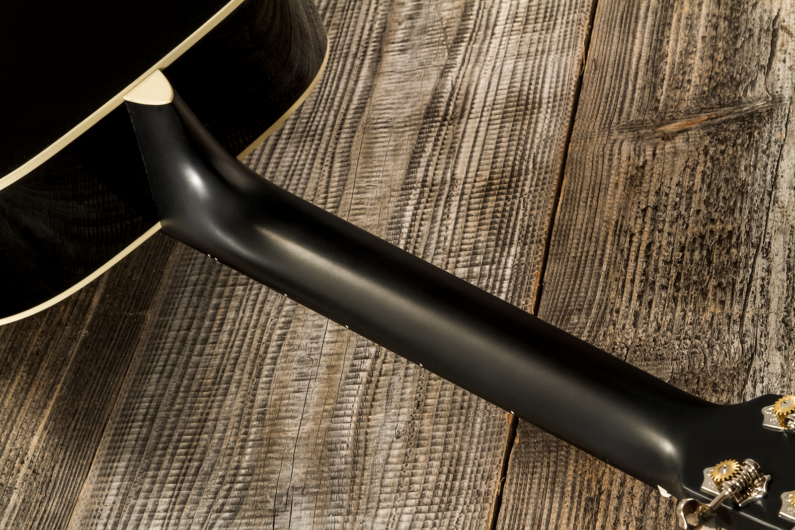 Martin Custom Shop Cs-000-3764624 Shsc Epicea Europeen / Acajou Sinker Eb #2720463 - Black Gloss - Volksgitaar - Variation 7