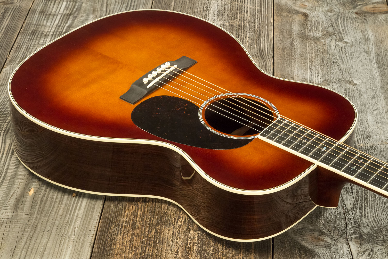 Martin Custom Shop Cs-000-c22056798 000 Epicea Palissandre Eb #2707297 - Ambertone 1933 - Westerngitaar & electro - Variation 2