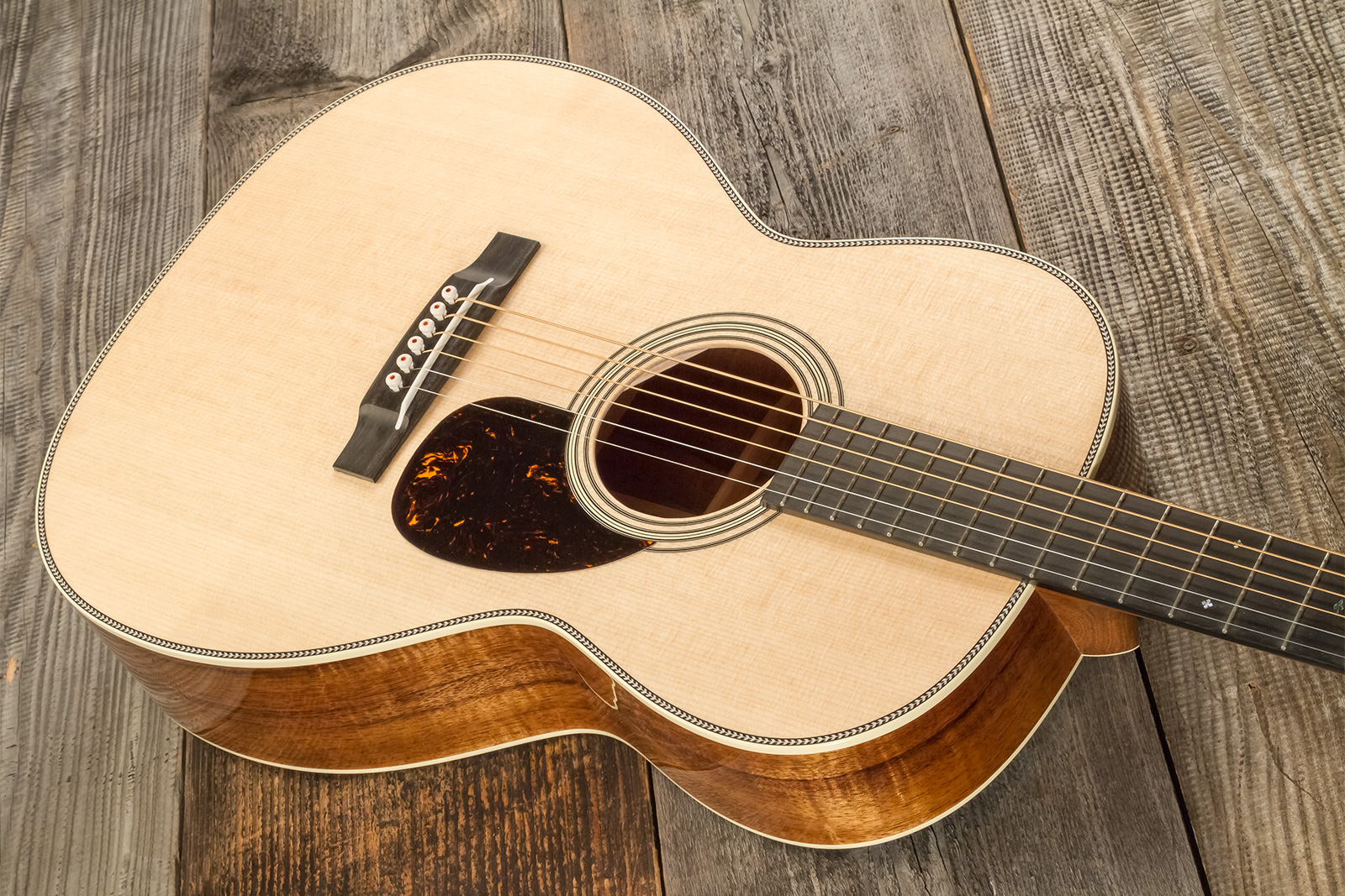 Martin Custom Shop Cs-000-c23036788 12-fret Epicea Koa Eb #2814830 - Natural - Volksgitaar - Variation 2