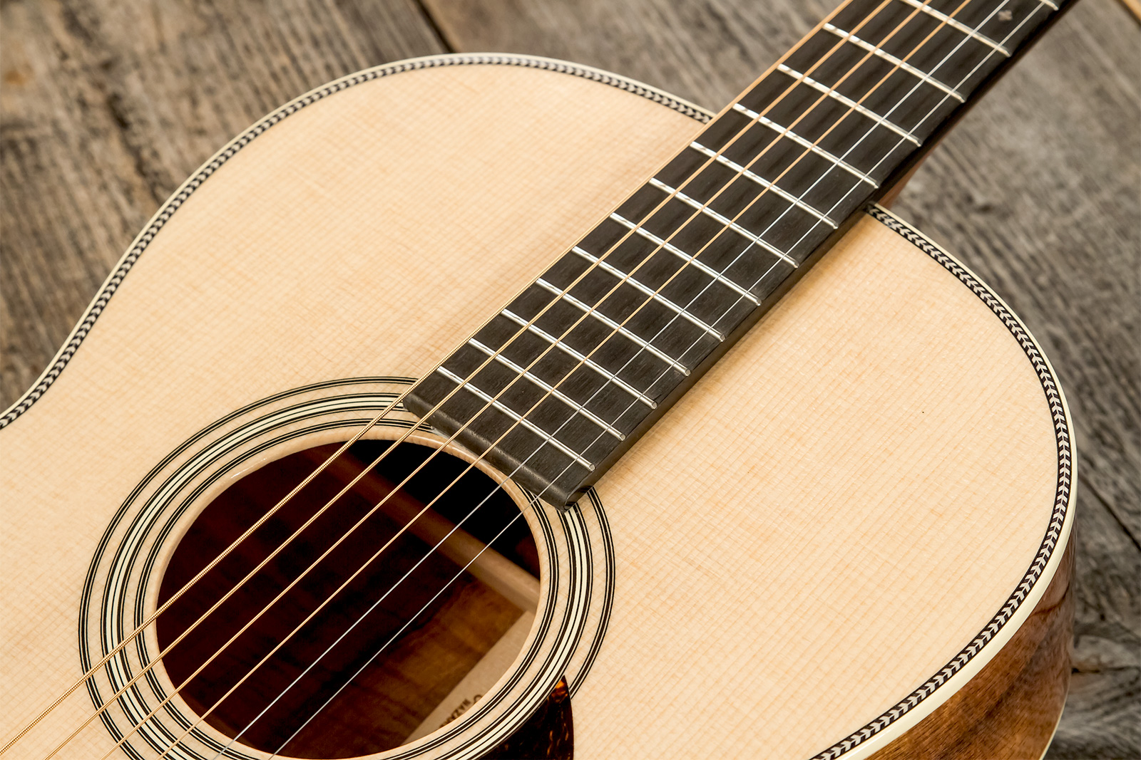 Martin Custom Shop Cs-000-c23036788 12-fret Epicea Koa Eb #2814830 - Natural - Volksgitaar - Variation 3