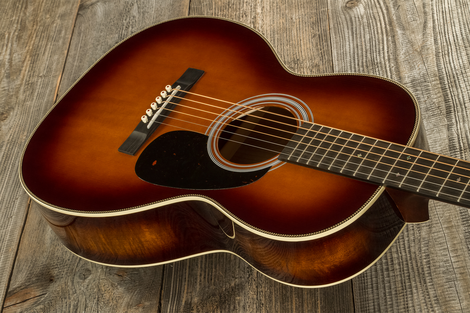 Martin Custom Shop Cs-0012-c2055903 12-fret Shsc Epicea Carpathes / Myrte Eb #2707286 - 1933 Ambertone - Volksgitaar - Variation 2
