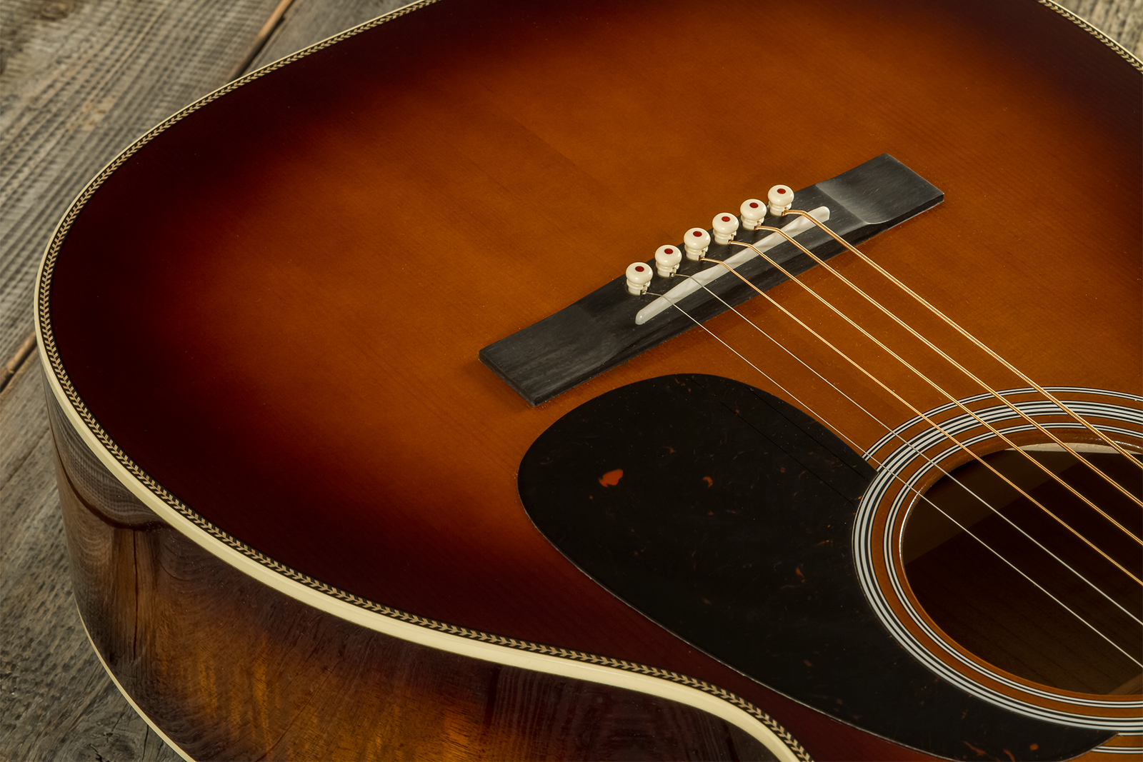 Martin Custom Shop Cs-0012-c2055903 12-fret Shsc Epicea Carpathes / Myrte Eb #2707286 - 1933 Ambertone - Volksgitaar - Variation 3