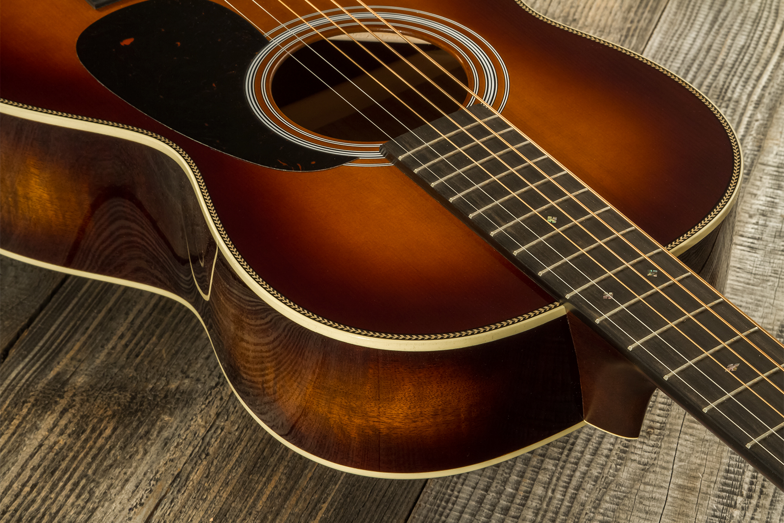 Martin Custom Shop Cs-0012-c2055903 12-fret Shsc Epicea Carpathes / Myrte Eb #2707286 - 1933 Ambertone - Volksgitaar - Variation 4