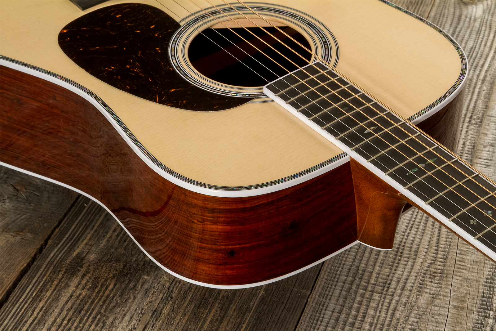 Martin Custom Shop Cs-d-c23036662 Dreadnought Epicea Italien / Cocobolo #2811855 - Natural - Volksgitaar - Variation 4