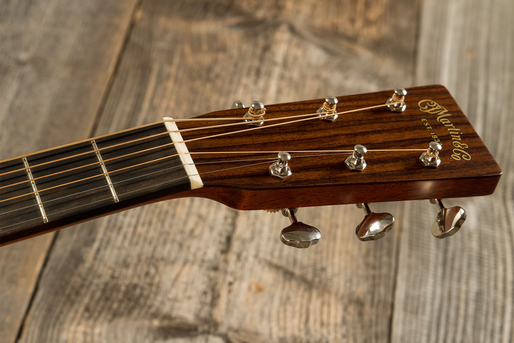 Martin Custom Shop Cs-om-c23035507 Orchestra Epicea Acajou Eb #2816489 - Natural Aging Toner - Volksgitaar - Variation 7