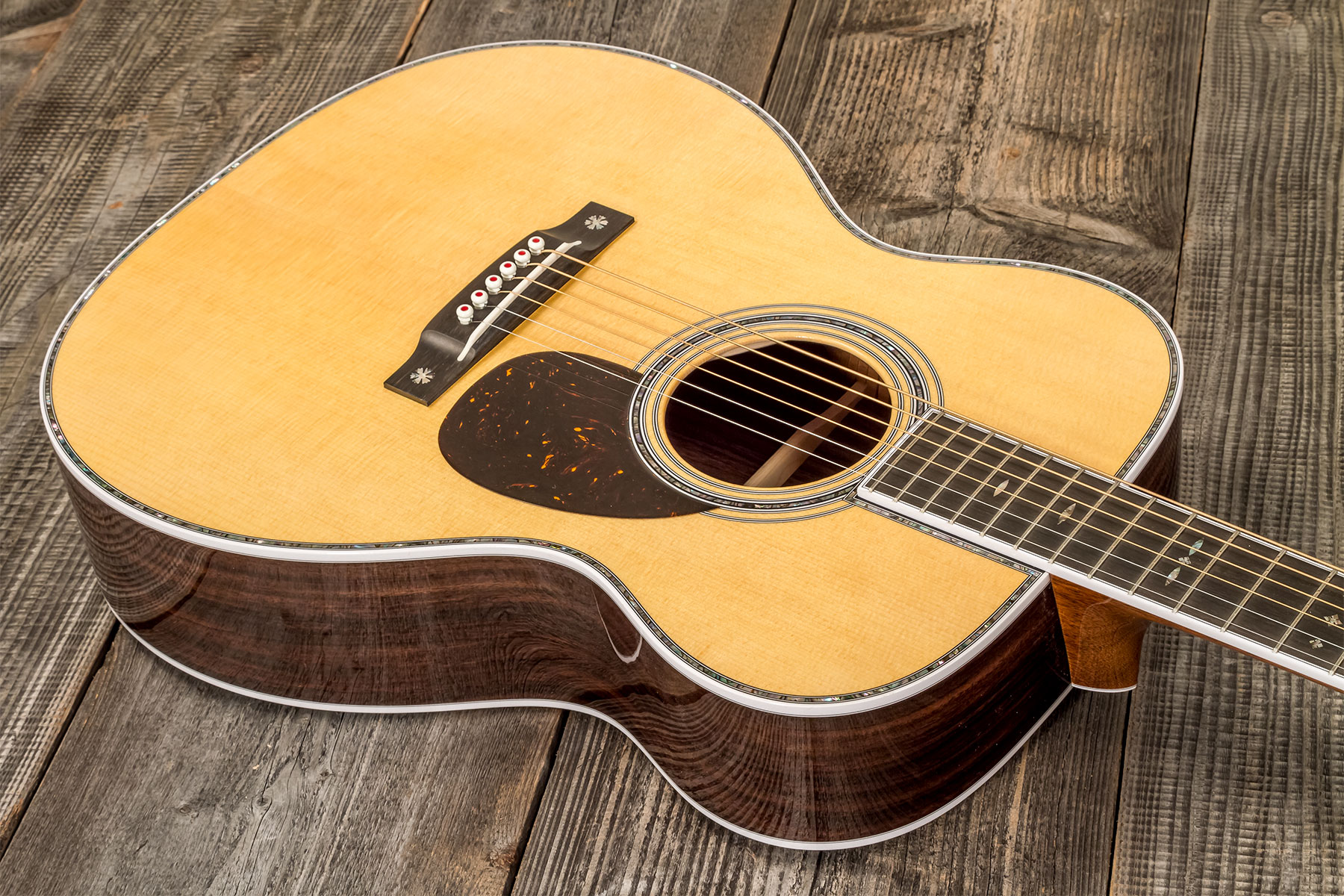 Martin Custom Shop Cs-om-c23036409 Orchestra Epicea Palissandre Eb #2814867 - Natural Aging Toner - Volksgitaar - Variation 2