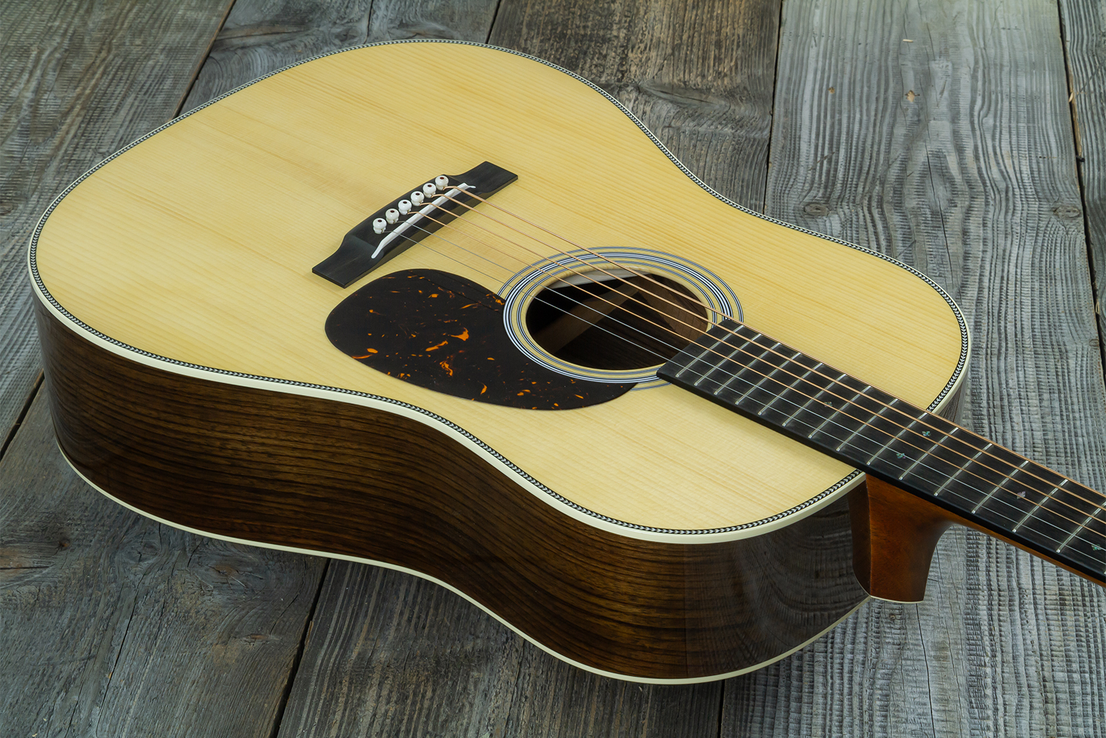 Martin Custom Shop Dreadnought 12-fret Epicea Adirondack / Palissandre Indien Eb #2964120 - Natural - Folk gitaar - Variation 2