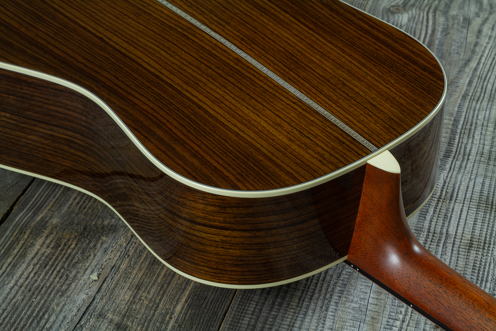 Martin Custom Shop Dreadnought 12-fret Epicea Adirondack / Palissandre Indien Eb #2964120 - Natural - Folk gitaar - Variation 7