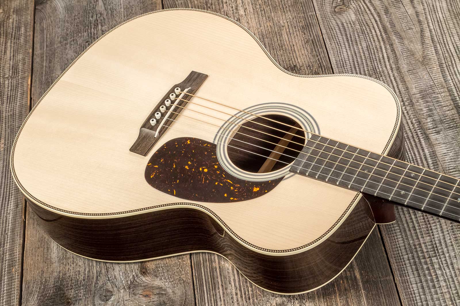 Martin Custom Shop Expert 000-28 1937 Epicea Palissandre Eb #2751257 - Natural Vintage Low Gloss - Volksgitaar - Variation 2