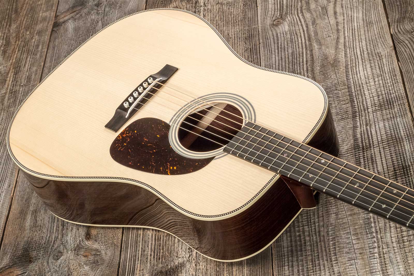 Martin Custom Shop Expert D-28 1937 Epicea Palissandre Eb 2747363 - Natural Vintage Low Gloss - Volksgitaar - Variation 2