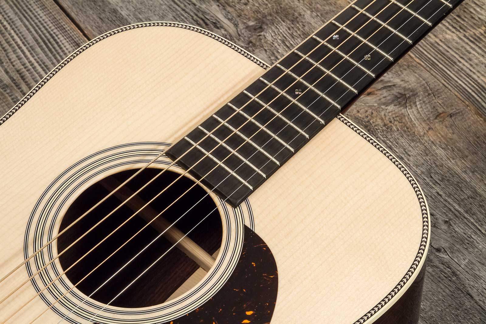Martin Custom Shop Expert D-28 1937 Epicea Palissandre Eb 2747363 - Natural Vintage Low Gloss - Volksgitaar - Variation 4