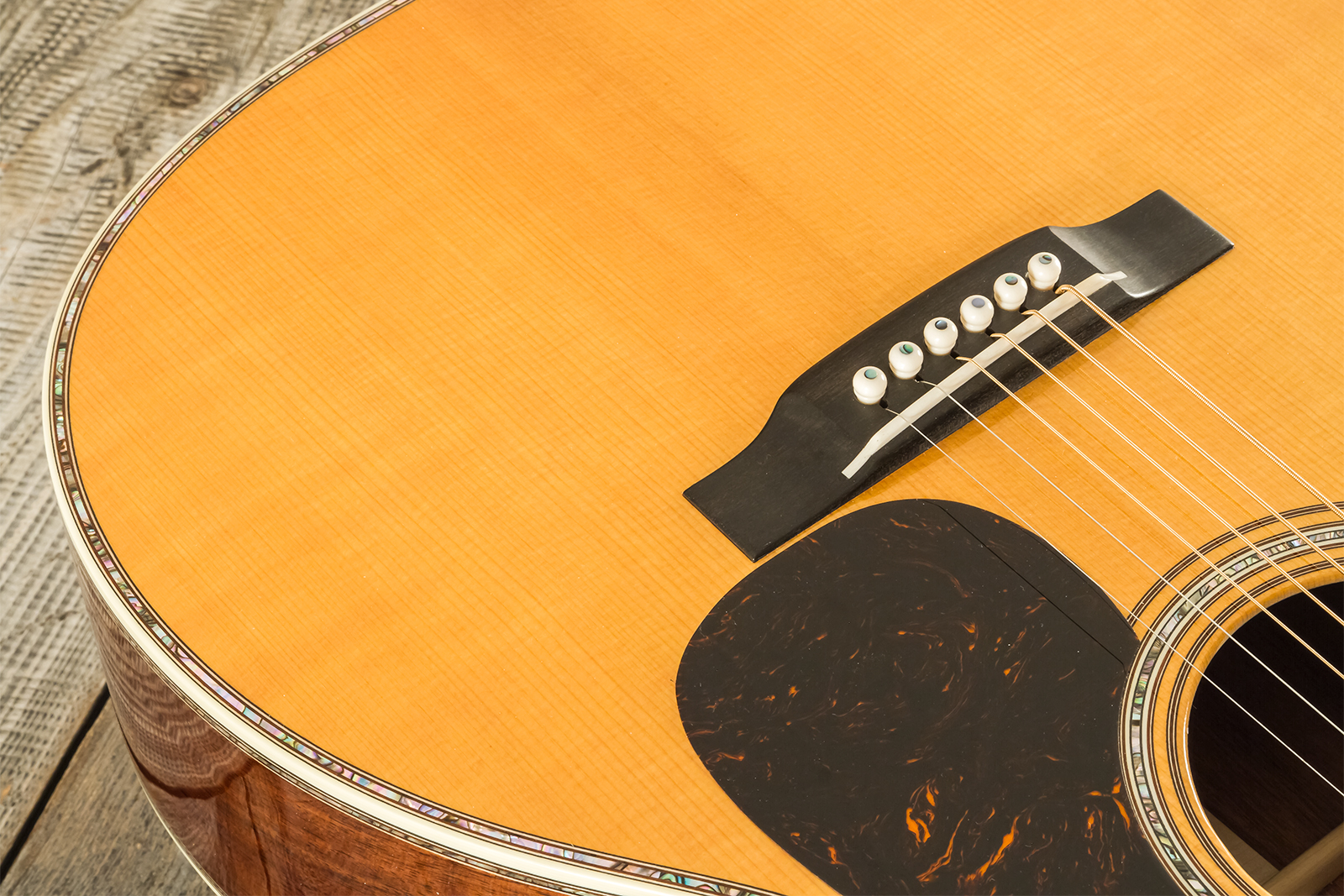 Martin Custom Shop Joe Bonamassa 00045 Ltd Signature 000 Shsc Epicea Palissandre Eb #2917432 - Natural Vintage - Volksgitaar - Variation 4