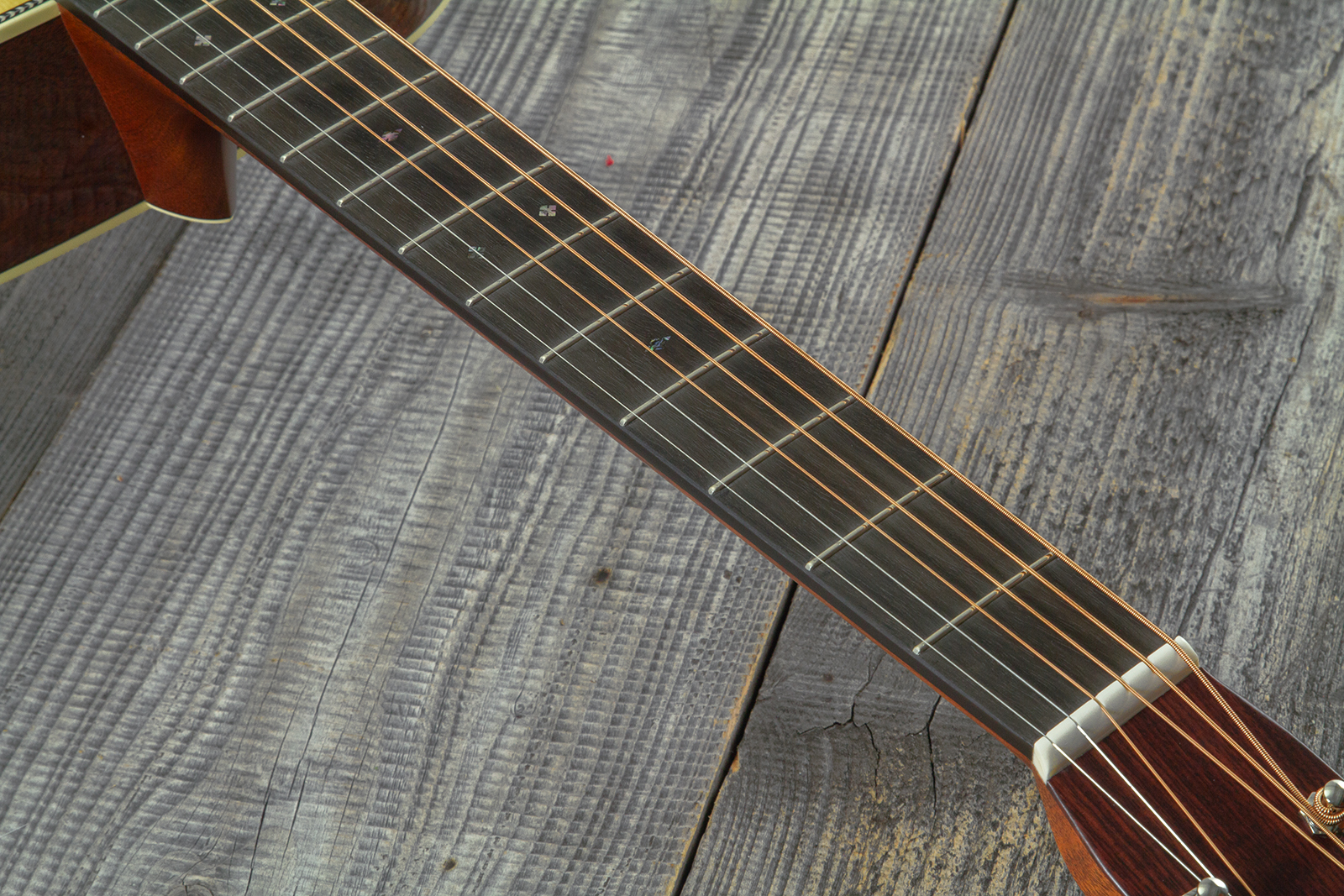 Martin Custom Shop Om Epicea Adirondack / Acajou Eb #2964118 - Natural Aging Toner - Folk gitaar - Variation 5