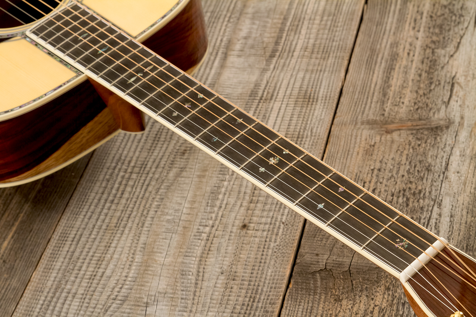 Martin Custom Shop Om Epicea Englemann / Palissandre Guatemala Eb #2969039 - Natural Aging Toner - Folk gitaar - Variation 6