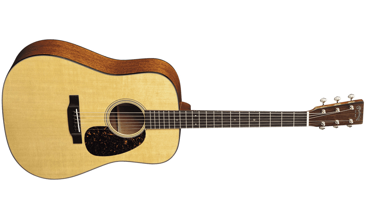 Martin D-18 Standard Dreadnought Epicea Acajou - Natural - Westerngitaar & electro - Variation 4