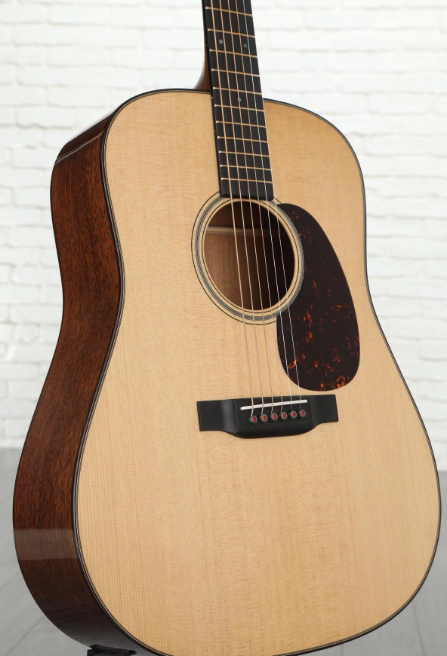 Martin D-18 Modern Deluxe Dreadnought Epicea Acajou Eb - Natural - Westerngitaar & electro - Variation 2