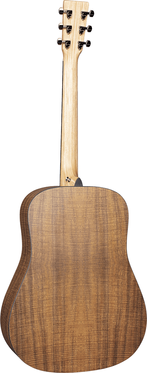 Martin D-x1e Koa Dreadnought Hpl Tout Koa Ric +housse - Natural - Elektro-akoestische gitaar - Variation 1