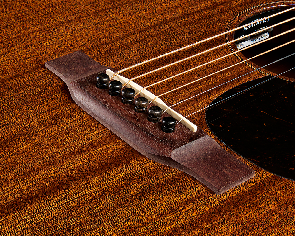 Martin D10e Sapele Retro Road Dreadnought Tout Sapele Eb - Dark Mahogany - Folk gitaar - Variation 3