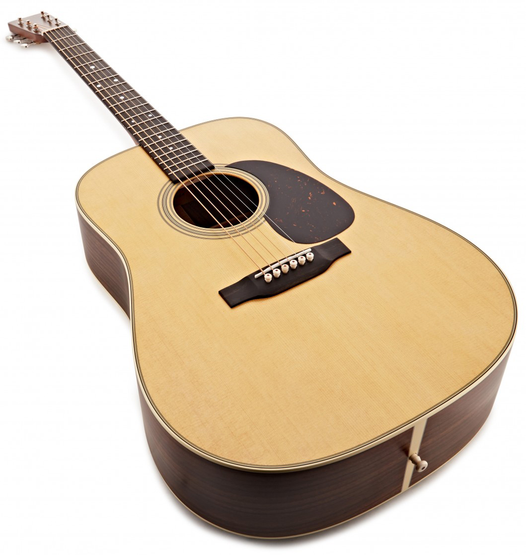 Martin D28 Lh Standard Golden Era Dreadnought Gaucher Epicea Palissandre Eb - Satin Natural - Volksgitaar - Variation 2