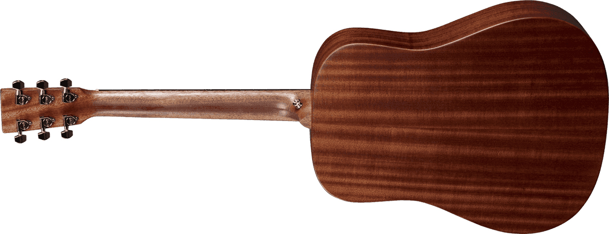 Martin Djr-10e Sapele Lh Dreadnought Junior 3/4 Gaucher Tout Sapele Ric +housse - Natural - Western reisgitaar - Variation 1