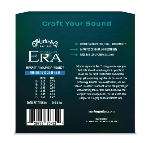 Martin Era Jason Isbell Phosphor Bronze Treated Medium - Westerngitaarsnaren - Variation 1