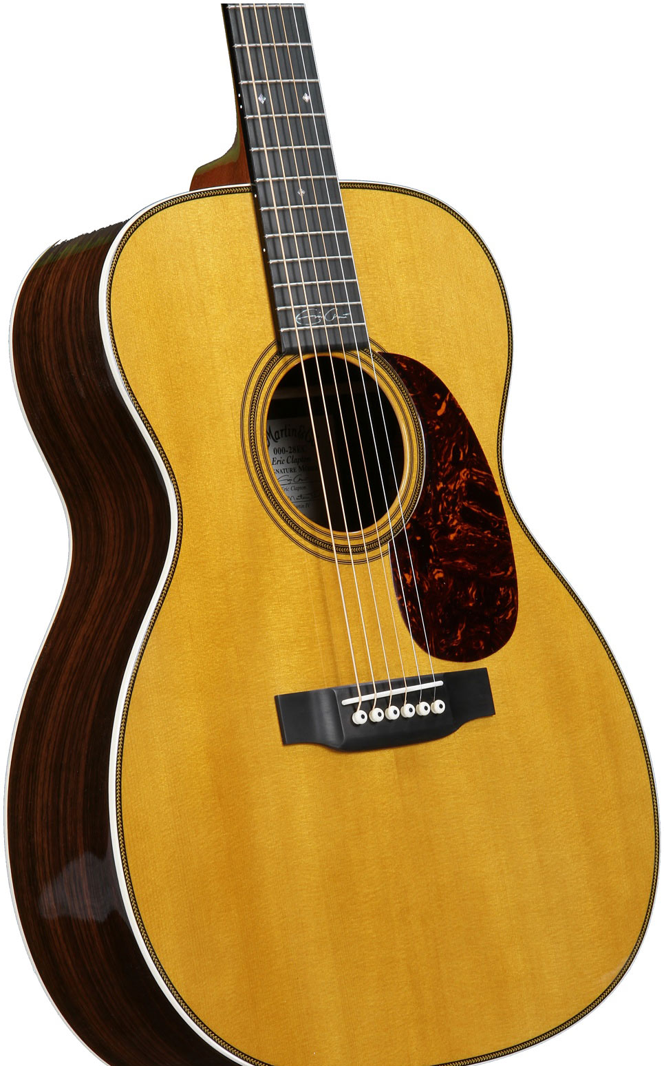 Martin Eric Clapton 000-28ec Custom Signature Auditorium Epicea Palissandre Eb - Natural - Elektro-akoestische gitaar - Variation 3