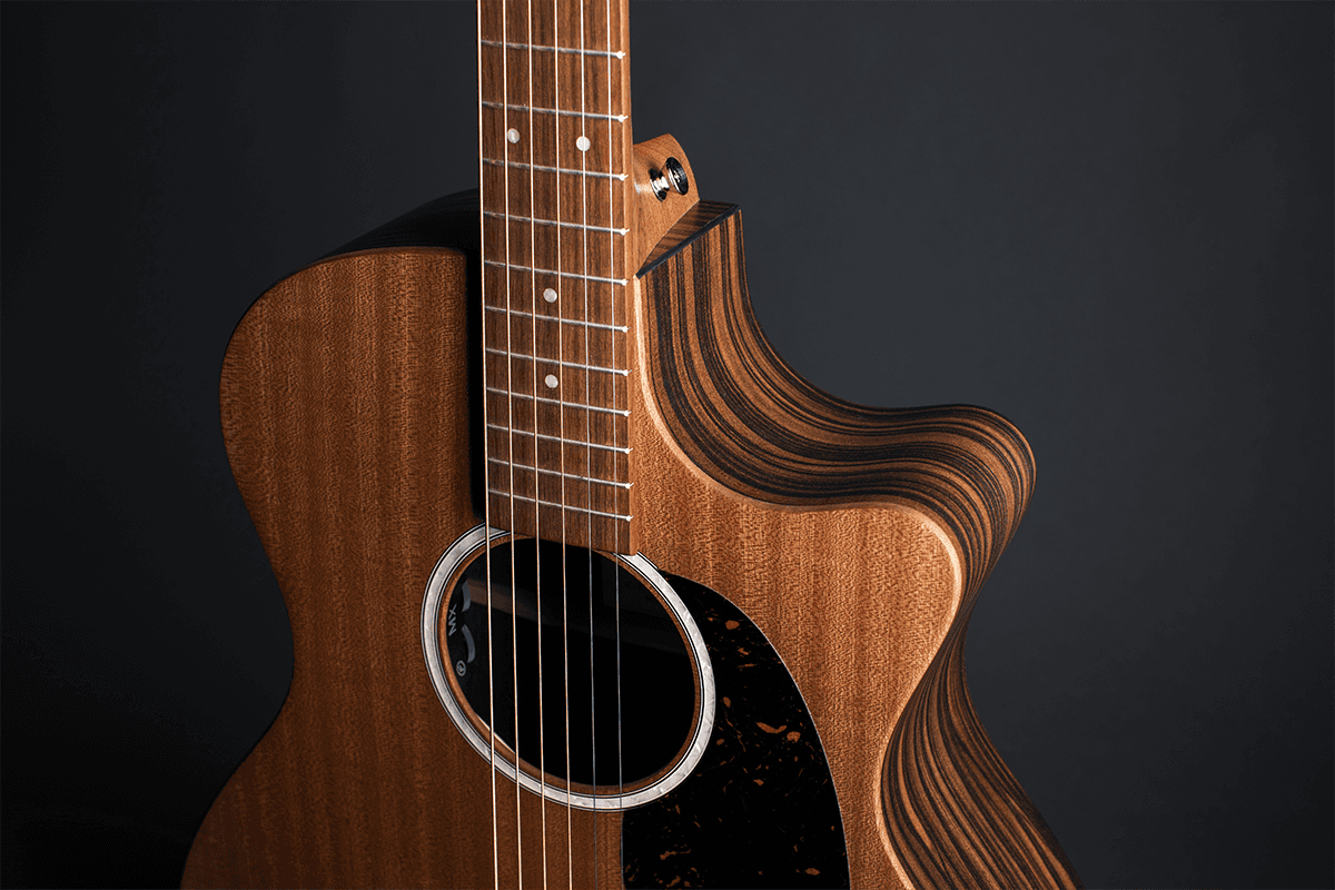 Martin Gpc-x2e Macassar Grand Performance Cw Sapele Hpl Ebene - Natural - Elektro-akoestische gitaar - Variation 4