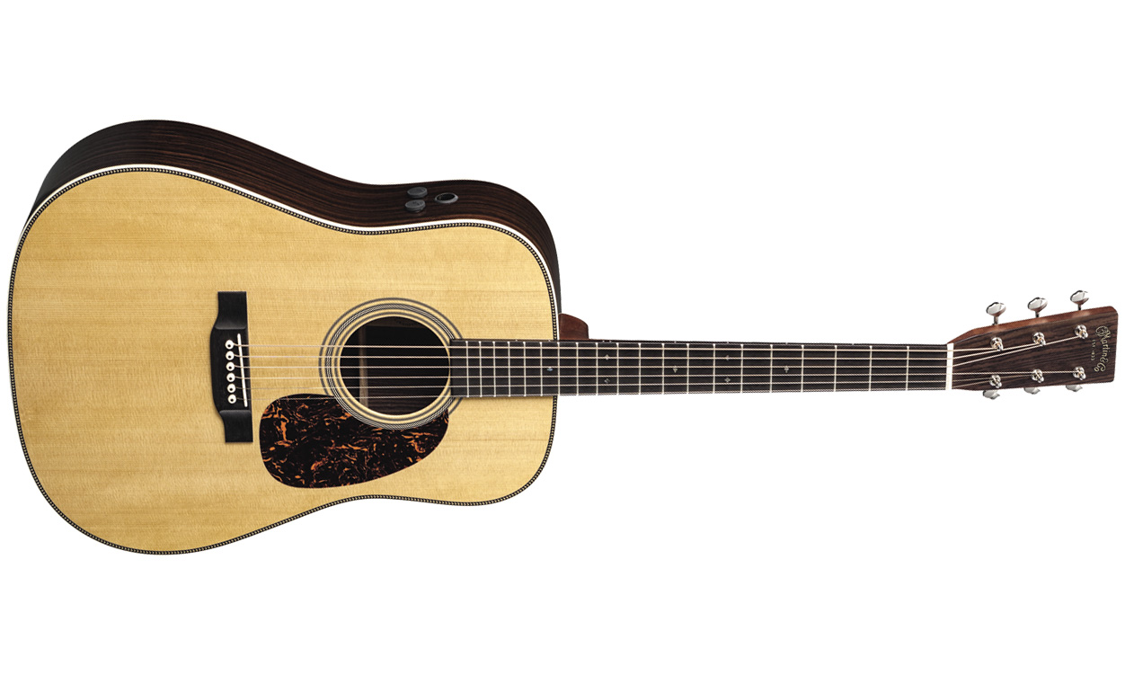 Martin Hd-28e Standard Re-imagined Dreadnought Epicea Palissandre Eb - Natural Aging Toner - Elektro-akoestische gitaar - Variation 1