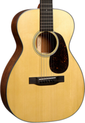 Folk gitaar Martin Custom Shop 0-18 - Natural Vintage Gloss Aging Toner