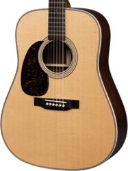 Linkshandige folkgitaar Martin D-28 Modern Deluxe Left Hand - Natural