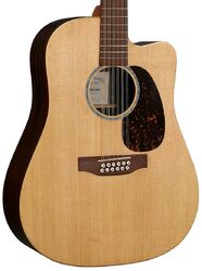 Folk gitaar Martin DC-X2E Brazilian 12-String - Natural