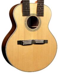 Folk gitaar Martin Standard Grand J-28E DN 6/12-String - Natural Aging Toner