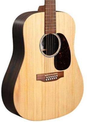 Folk gitaar Martin D-X2E Brazilian 12-String - Natural