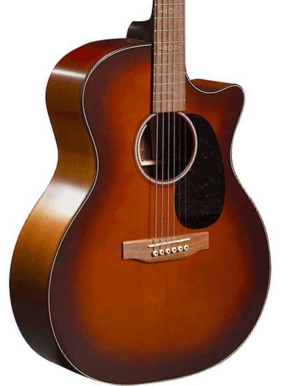 Volksgitaar Martin GPCE Inception Maple - Satin Amber Fade Sunburst