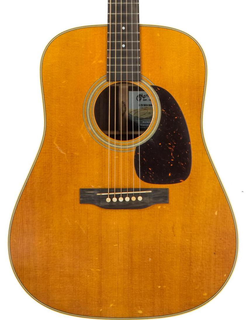 Folk gitaar Martin Rich Robinson D-28 - Aged vintage natural
