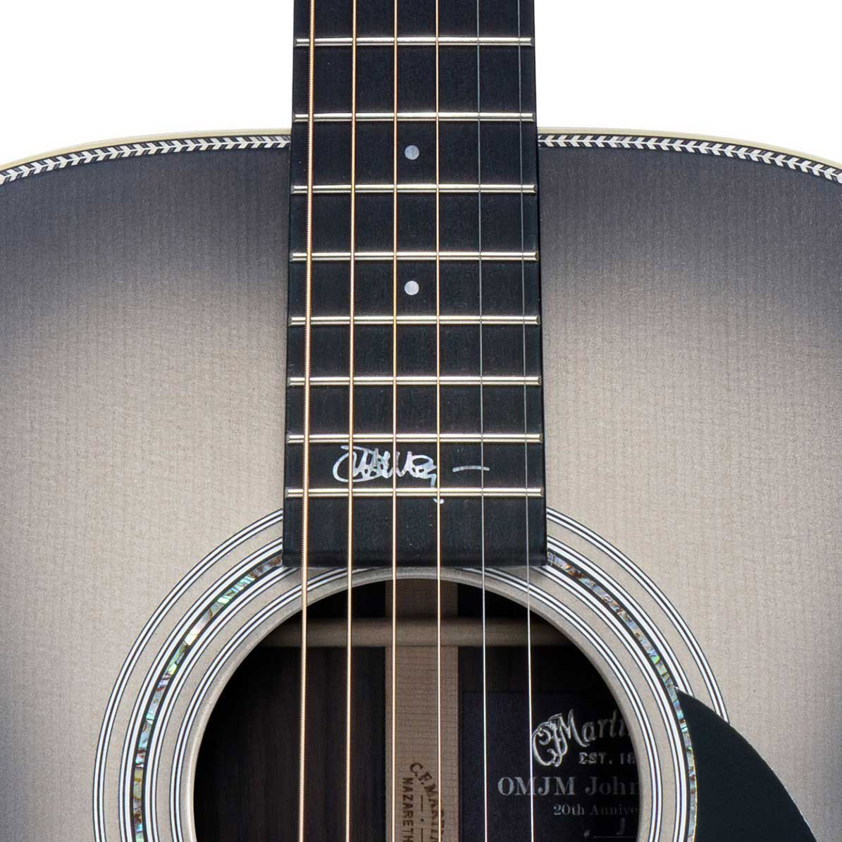 Martin John Mayer Omjm Signature 20th Anniversary Epicea Palissandre Eb - Silverburst - Folk gitaar - Variation 3
