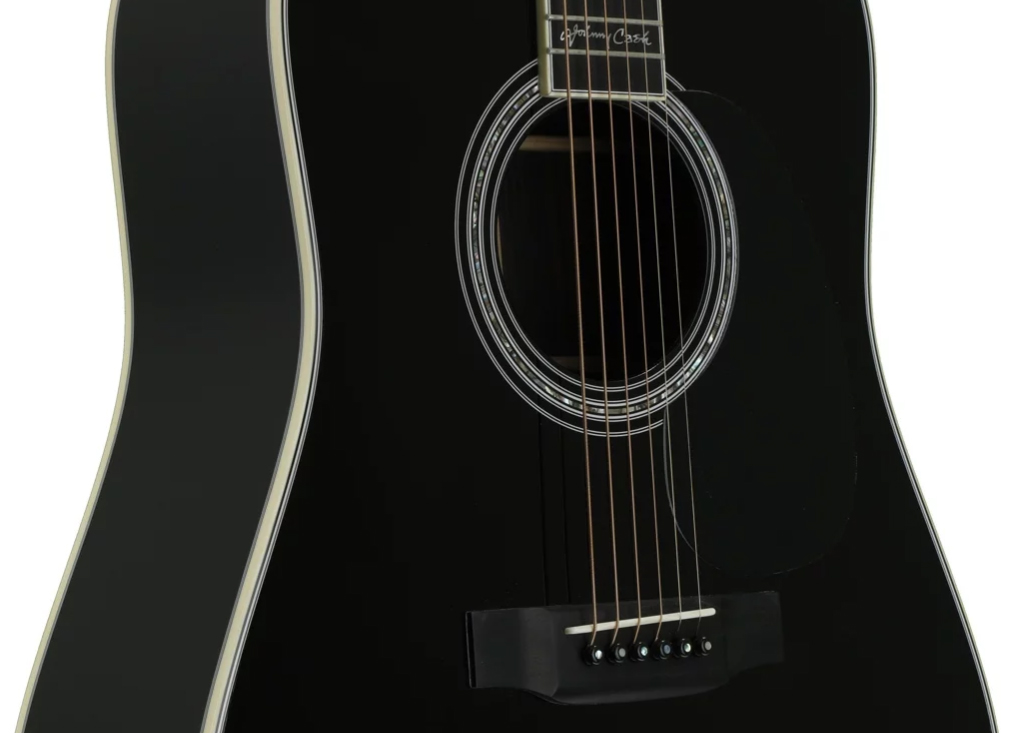 Martin Johnny Cash D-35 Signature Dreadnought Epicea Palissandre Eb - Black - Westerngitaar & electro - Variation 1