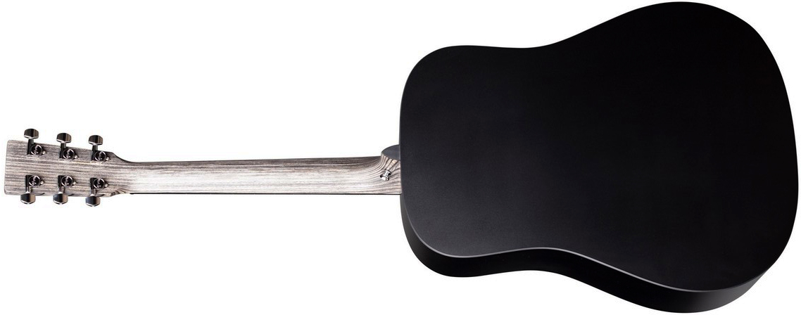 Martin Johnny Cash Dx Lh Gaucher Signature Dreadnought Hpl Ric - Black - Folk gitaar - Variation 1