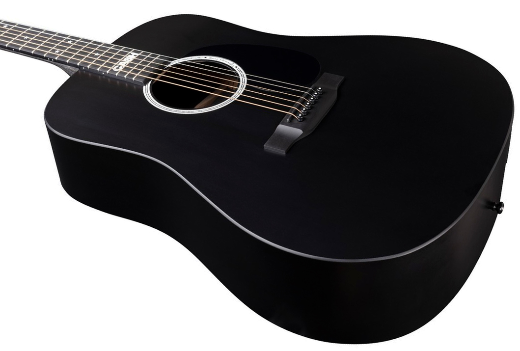 Martin Johnny Cash Dx Lh Gaucher Signature Dreadnought Hpl Ric - Black - Folk gitaar - Variation 2