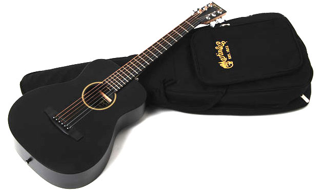 Martin Lx Little Martin Gaucher - Black Satin - Westerngitaar & electro - Variation 4